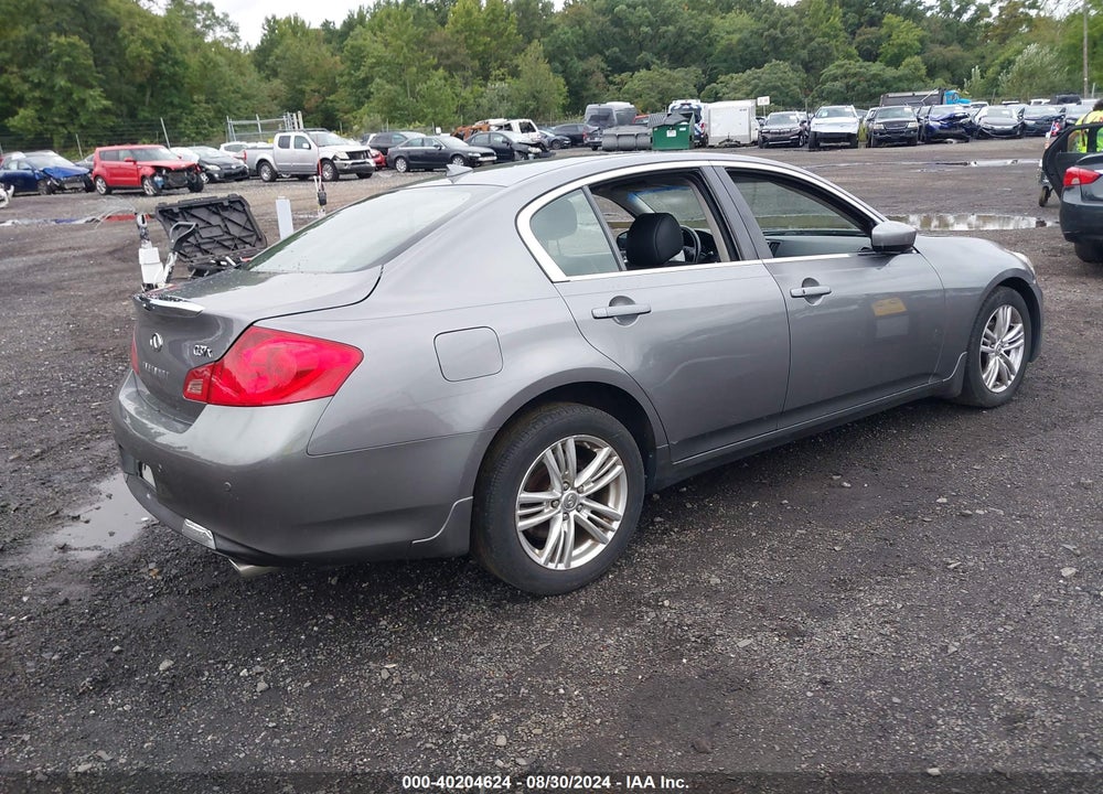 2011 INFINITI G37X VIN: JN1CV6AR9BM406646