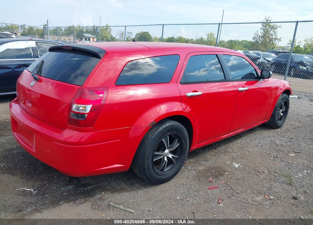 2008 DODGE MAGNUM VIN: 2D4FV47T88H168465