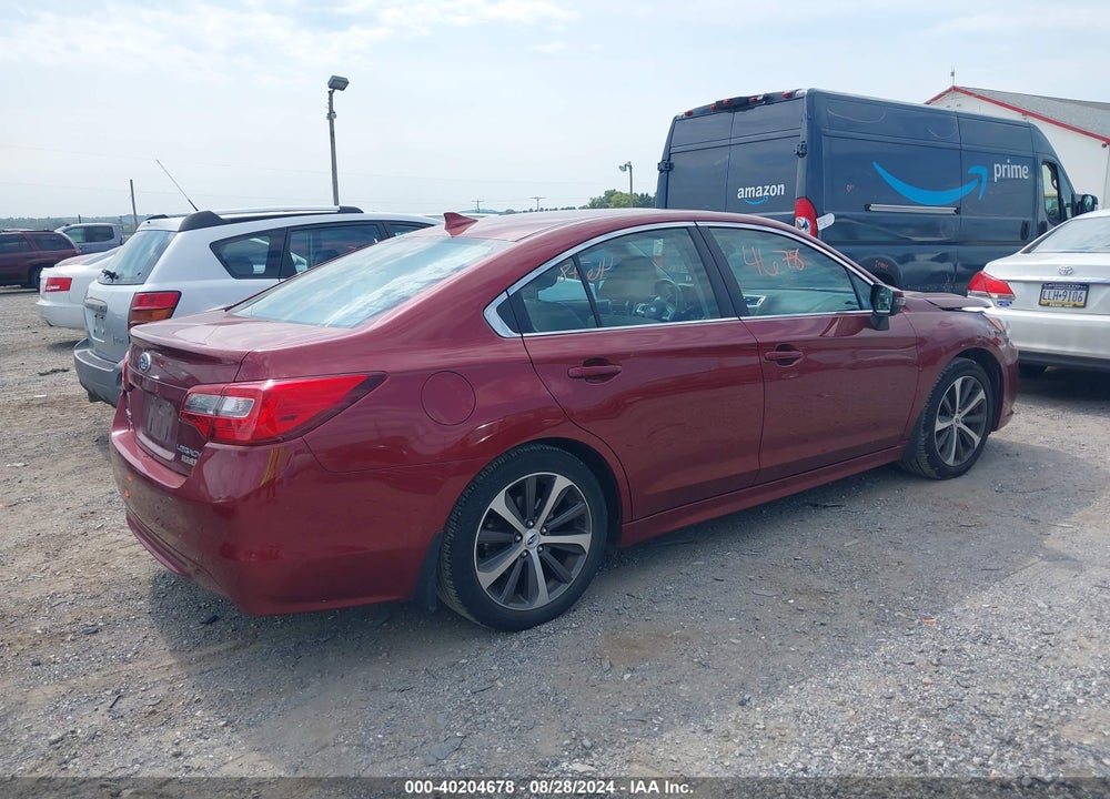 2017 SUBARU LEGACY 2.5I LIMITED VIN: 4S3BNAN67H3007535