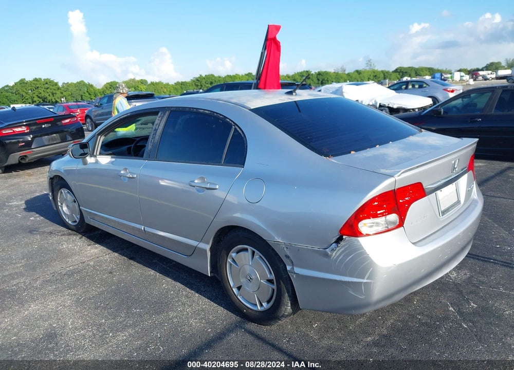 2009 HONDA CIVIC HYBRID VIN: JHMFA36209S007404