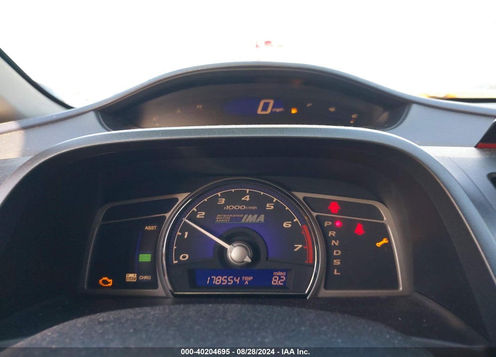 2009 HONDA CIVIC HYBRID VIN: JHMFA36209S007404