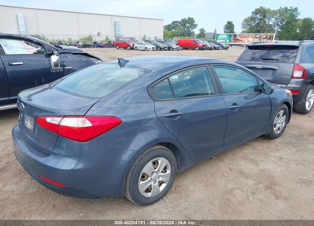2016 KIA FORTE LX VIN: KNAFK4A66G5617203