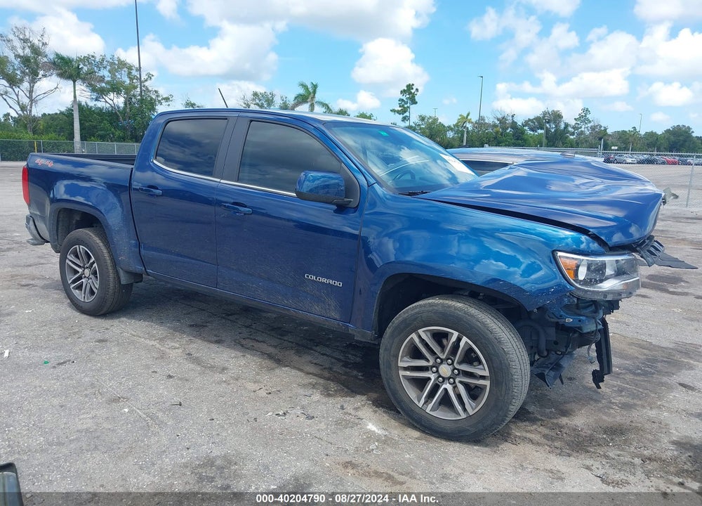 2020 CHEVROLET COLORADO 4WD SHORT BOX LT VIN: 1GCGTCENXL1107907