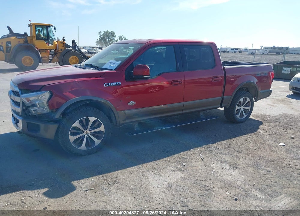 2015 FORD F-150 KING RANCH VIN: 1FTEW1EF8FFB33988
