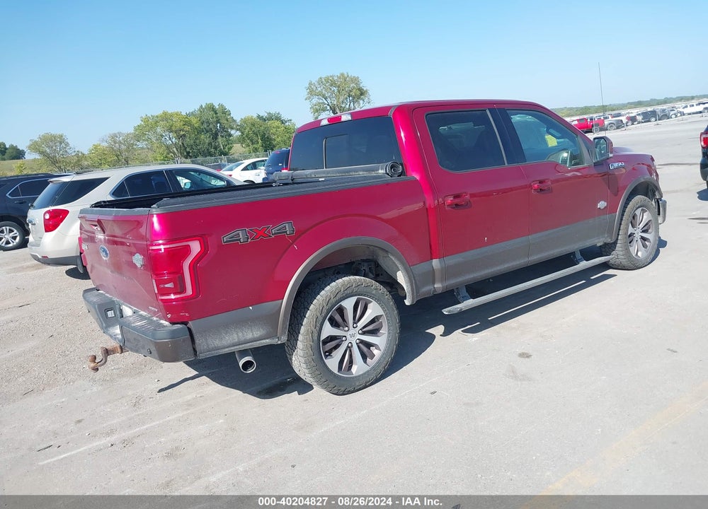 2015 FORD F-150 KING RANCH VIN: 1FTEW1EF8FFB33988