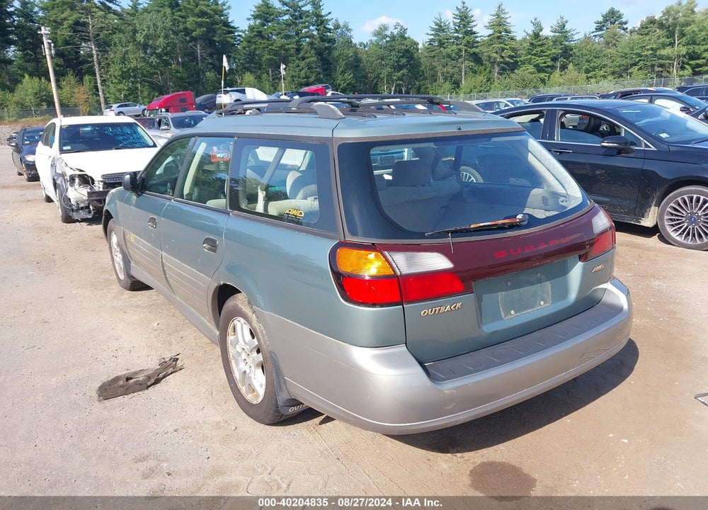 2003 SUBARU OUTBACK VIN: 4S3BH675937633565