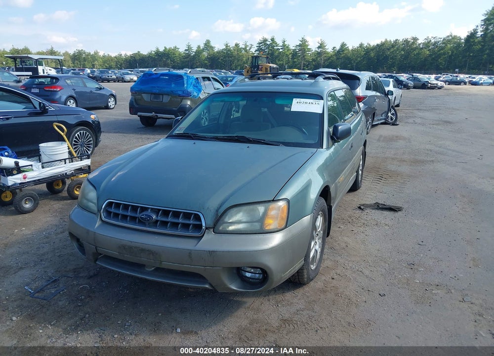 2003 SUBARU OUTBACK VIN: 4S3BH675937633565