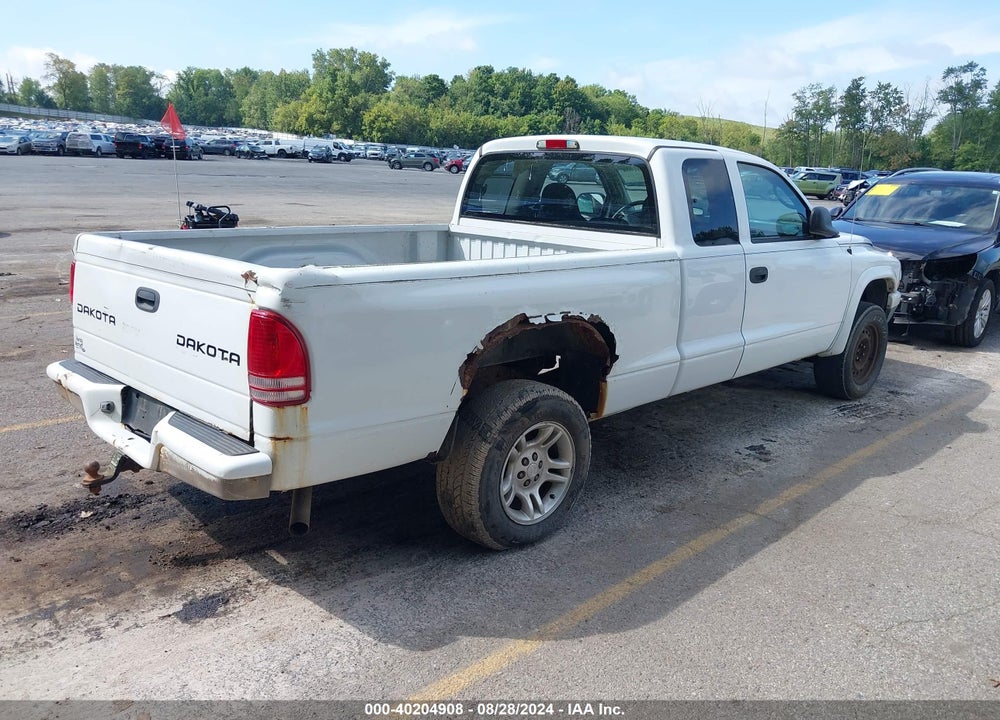 2004 DODGE DAKOTA SPORT VIN: 1D7HG32N74S739620