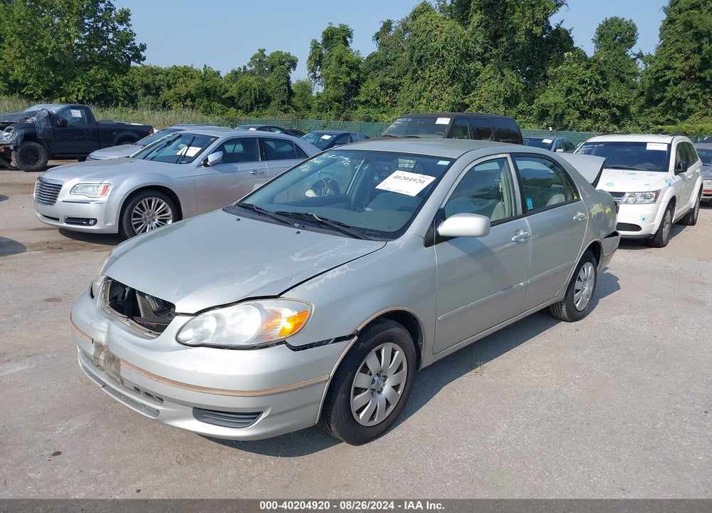 2003 TOYOTA COROLLA LE VIN: 2T1BR32E43C144041
