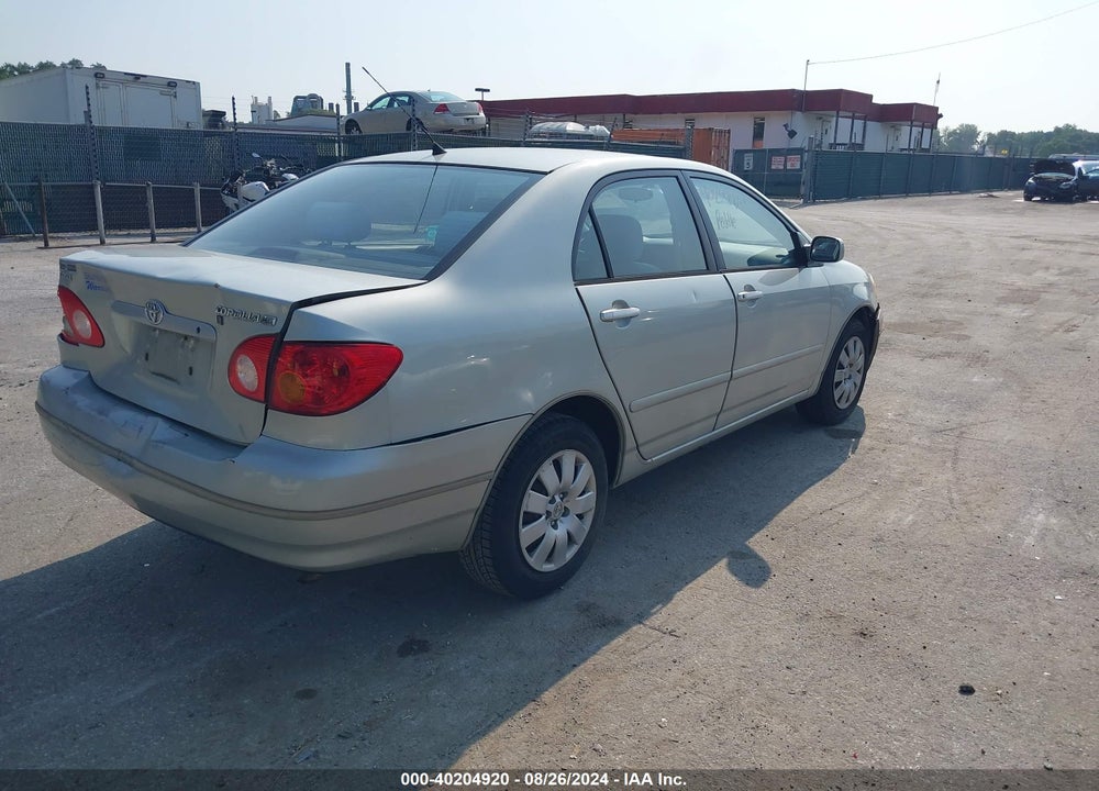 2003 TOYOTA COROLLA LE VIN: 2T1BR32E43C144041