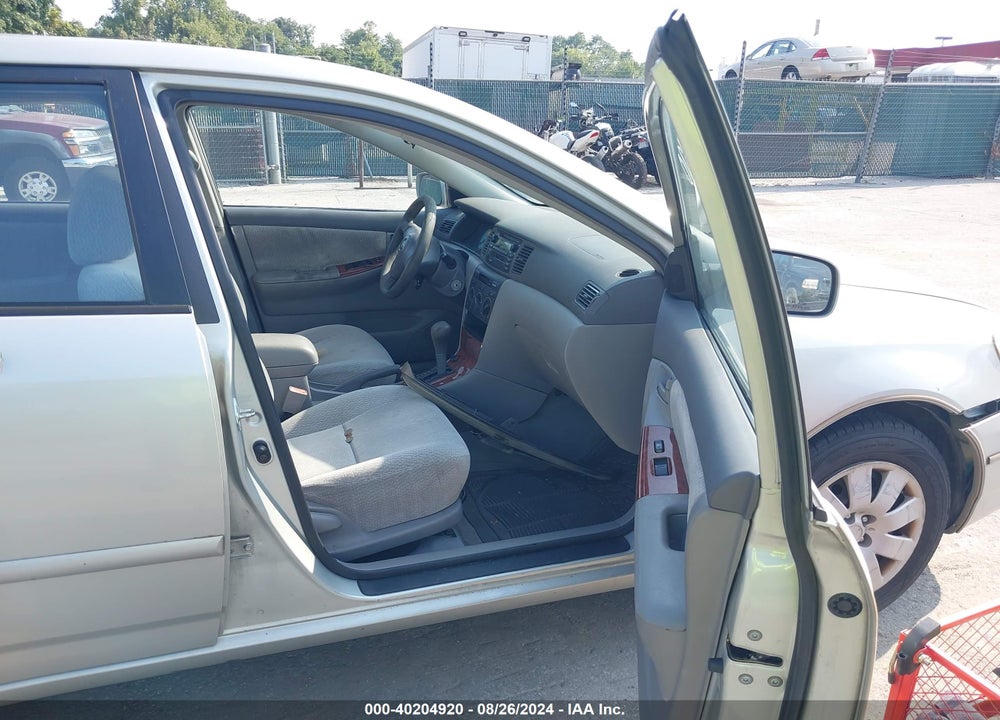 2003 TOYOTA COROLLA LE VIN: 2T1BR32E43C144041