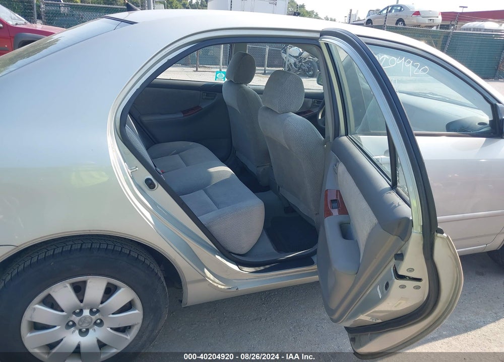 2003 TOYOTA COROLLA LE VIN: 2T1BR32E43C144041