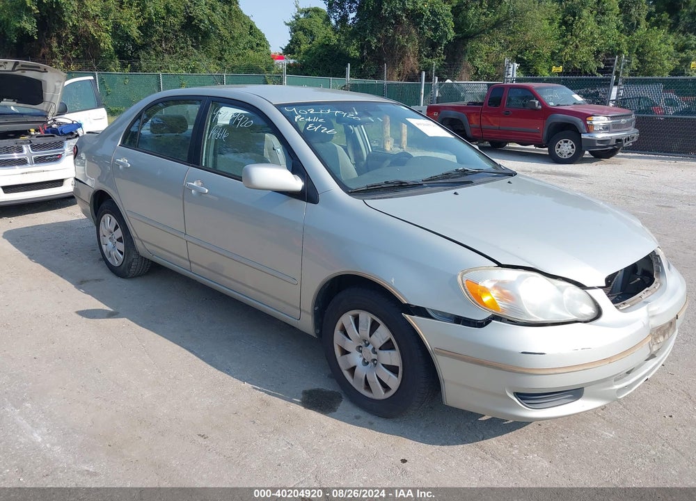 2003 TOYOTA COROLLA LE VIN: 2T1BR32E43C144041