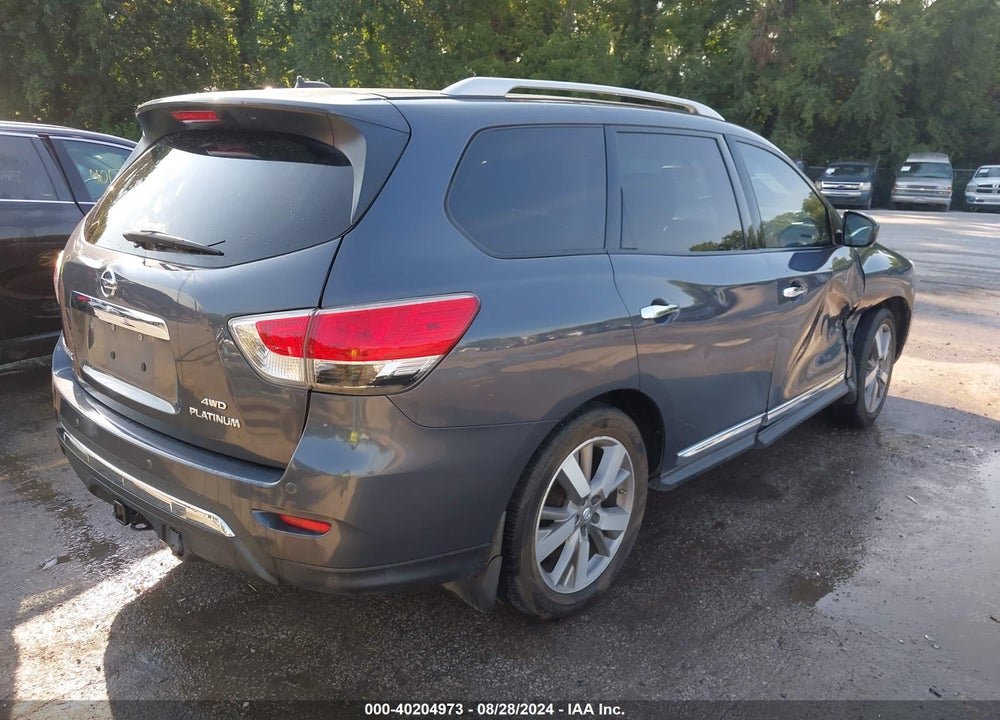 2013 NISSAN PATHFINDER PLATINUM VIN: 5N1AR2MM5DC633256