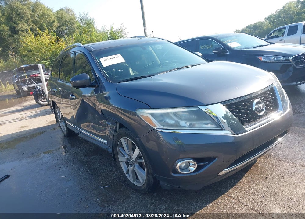 2013 NISSAN PATHFINDER PLATINUM VIN: 5N1AR2MM5DC633256