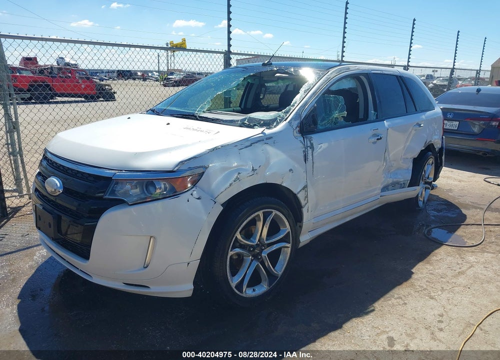 2014 FORD EDGE SPORT VIN: 2FMDK3AK2EBA10253