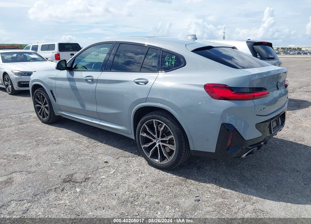2022 BMW X4 XDRIVE30I VIN: 5UX33DT00N9L86542