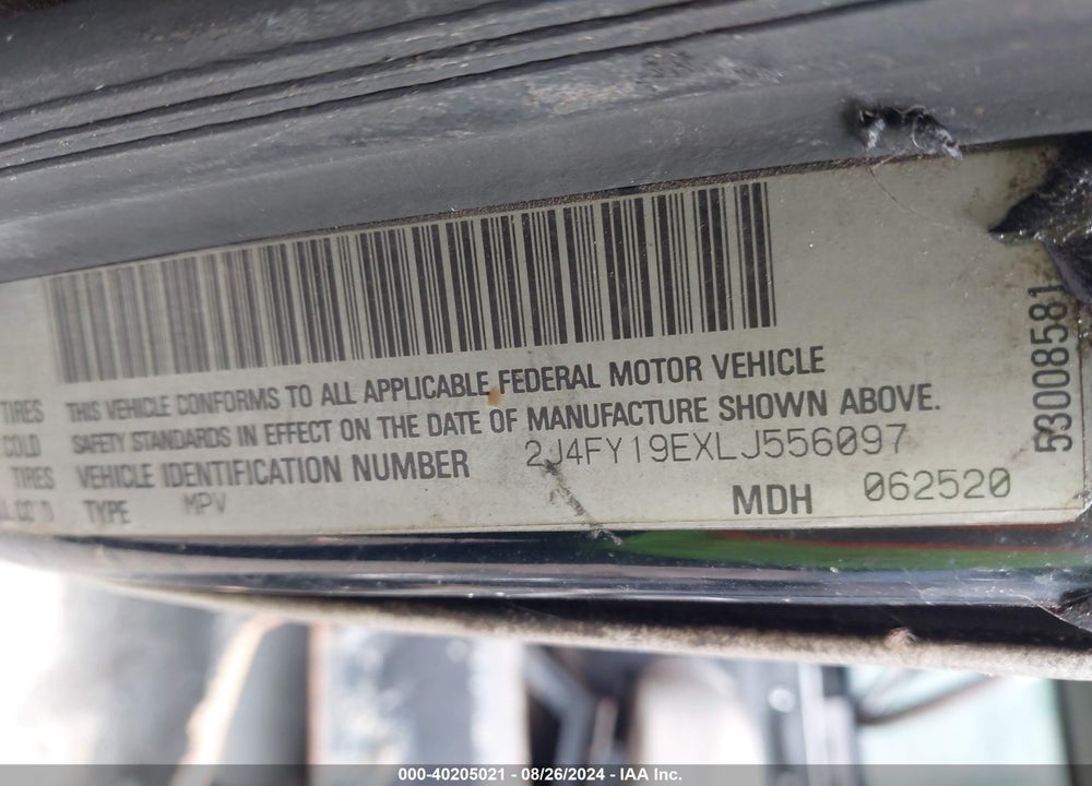 1990 JEEP WRANGLER / YJ S VIN: 2J4FY19EXLJ556097