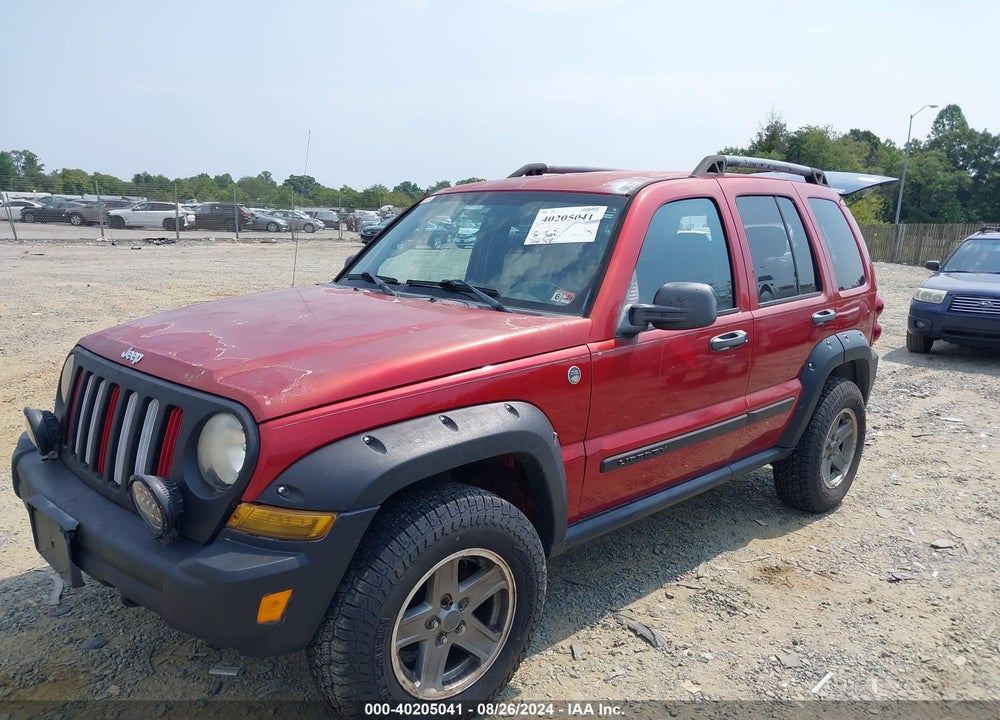 2006 JEEP LIBERTY RENEGADE VIN: 1J4GL38K86W180910
