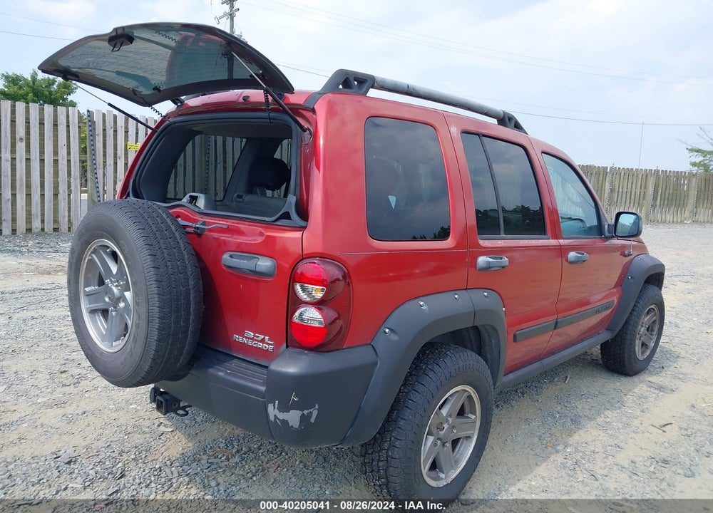 2006 JEEP LIBERTY RENEGADE VIN: 1J4GL38K86W180910