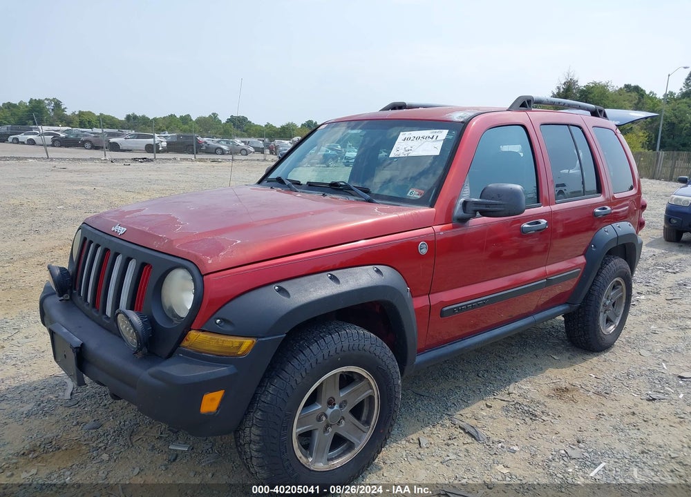2006 JEEP LIBERTY RENEGADE VIN: 1J4GL38K86W180910