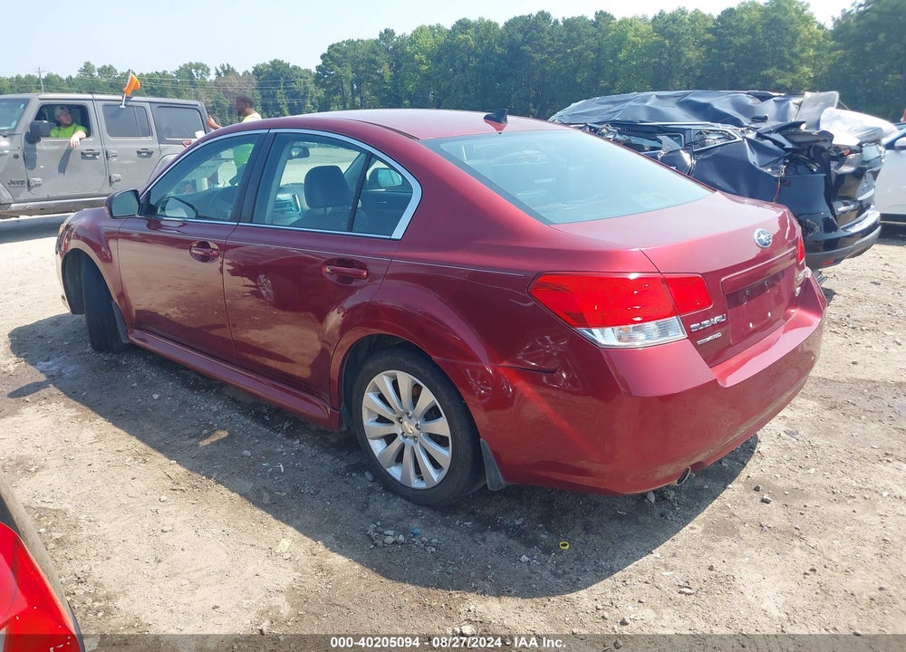 2011 SUBARU LEGACY 2.5I LIMITED VIN: 4S3BMCK68B3225090