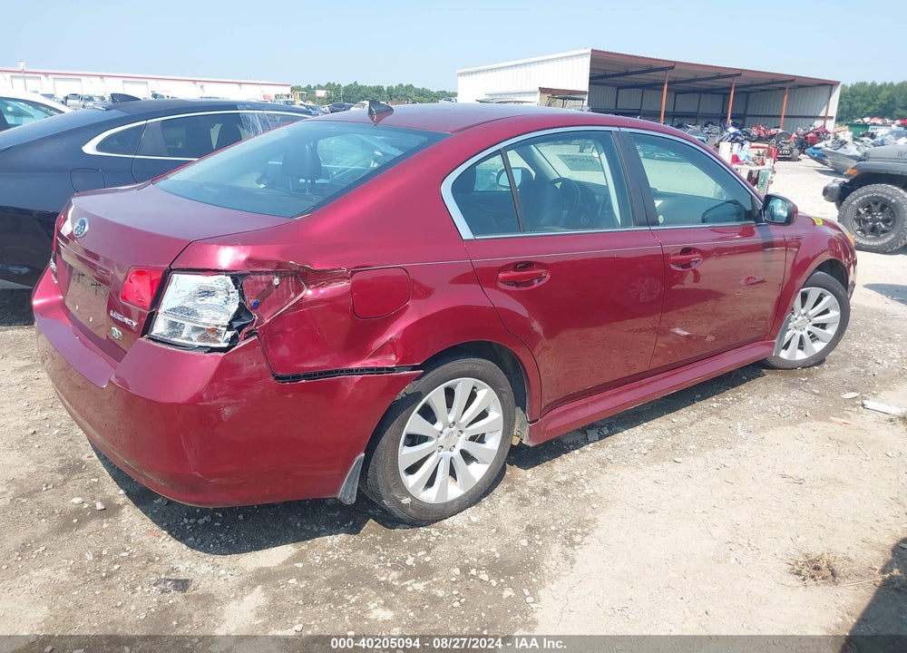 2011 SUBARU LEGACY 2.5I LIMITED VIN: 4S3BMCK68B3225090