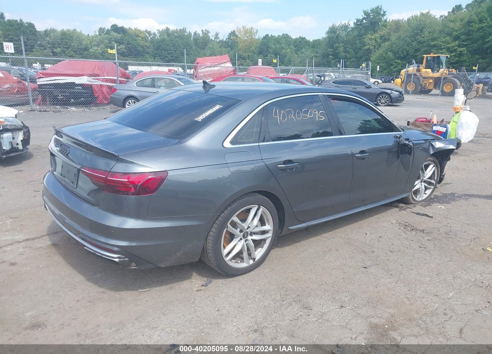 2023 AUDI A4 PREMIUM 45 TFSI S LINE QUATTRO S TRONIC VIN: WAUDAAF43PN020851