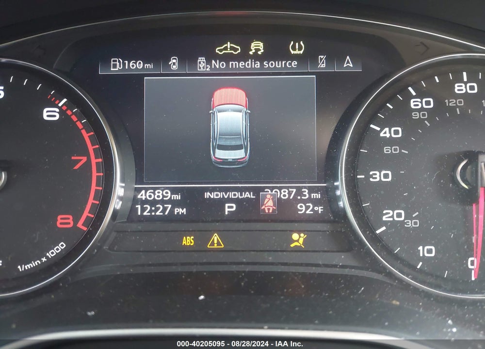 2023 AUDI A4 PREMIUM 45 TFSI S LINE QUATTRO S TRONIC VIN: WAUDAAF43PN020851