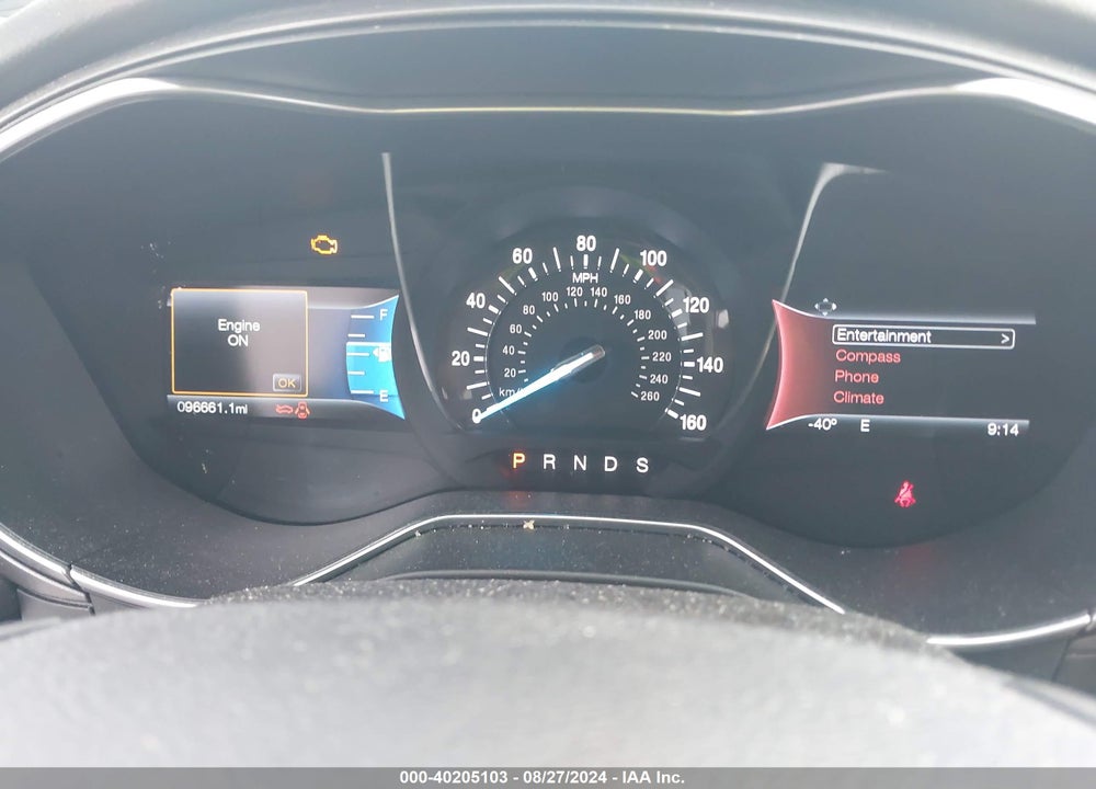 2016 FORD FUSION TITANIUM VIN: 3FA6P0K95GR208120