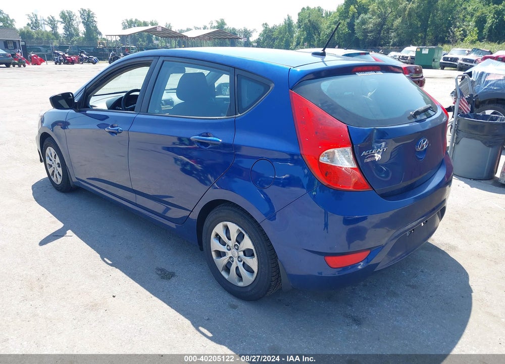 2017 HYUNDAI ACCENT SE VIN: KMHCT5AE3HU326693