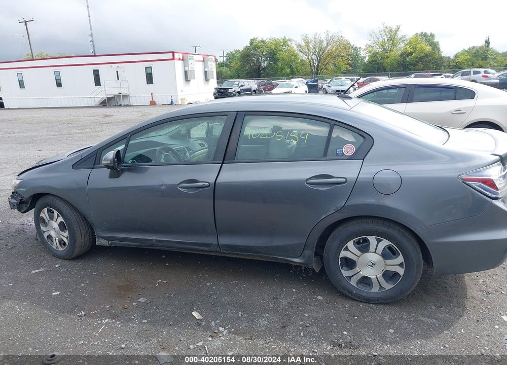 2013 HONDA CIVIC HYBRID VIN: 19XFB4F33DE201983