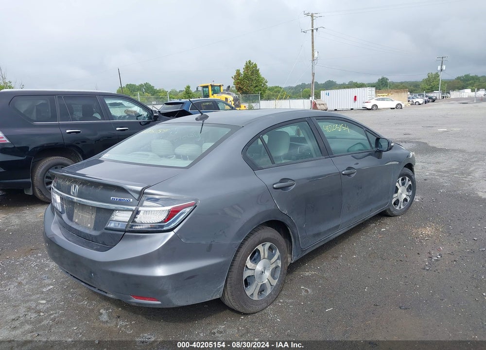 2013 HONDA CIVIC HYBRID VIN: 19XFB4F33DE201983