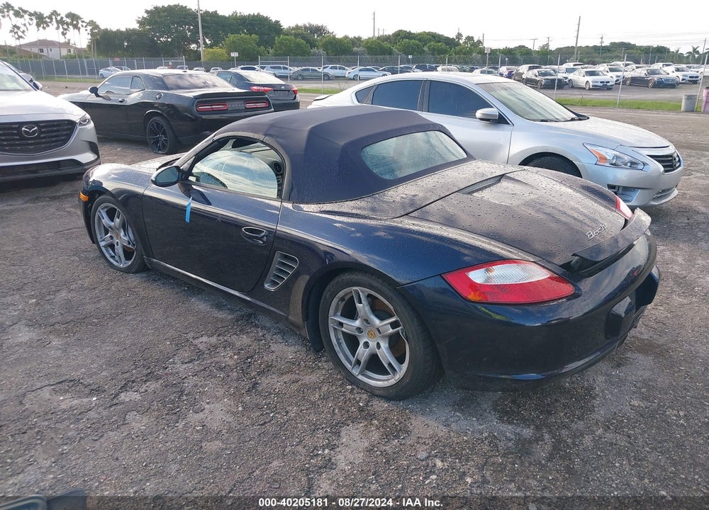 2005 PORSCHE BOXSTER VIN: WP0CA29885S710306