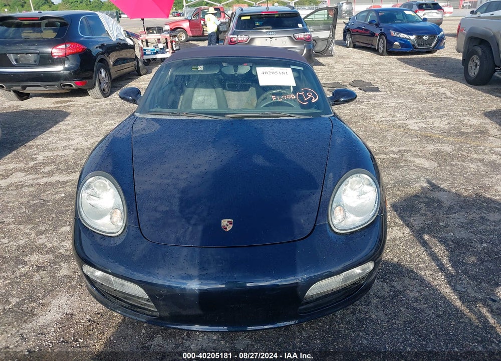2005 PORSCHE BOXSTER VIN: WP0CA29885S710306