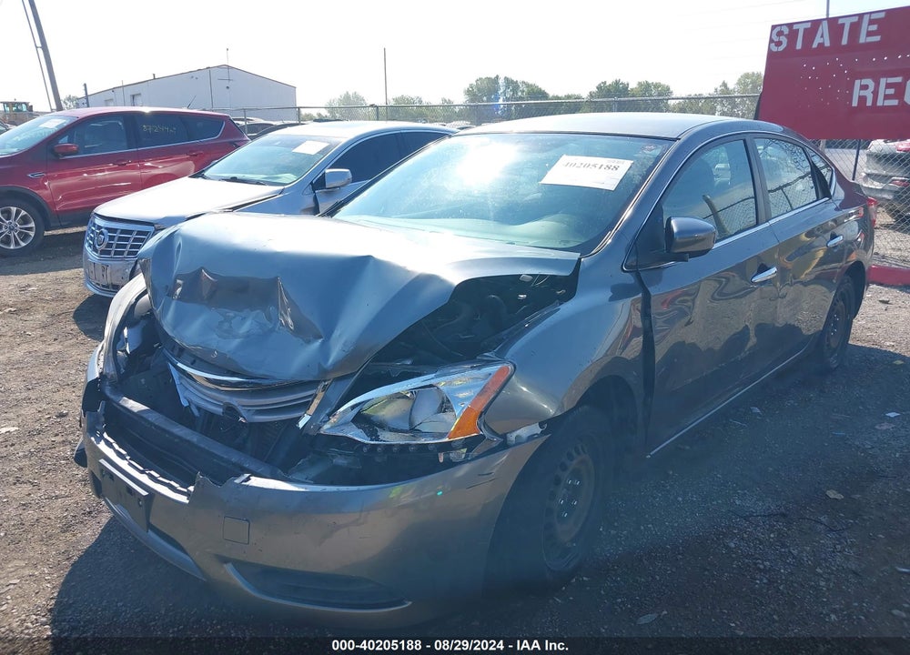 2015 NISSAN SENTRA SV VIN: 3N1AB7AP7FY351055
