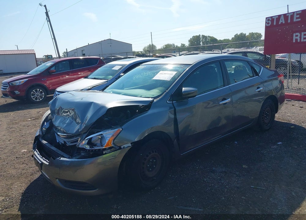 2015 NISSAN SENTRA SV VIN: 3N1AB7AP7FY351055