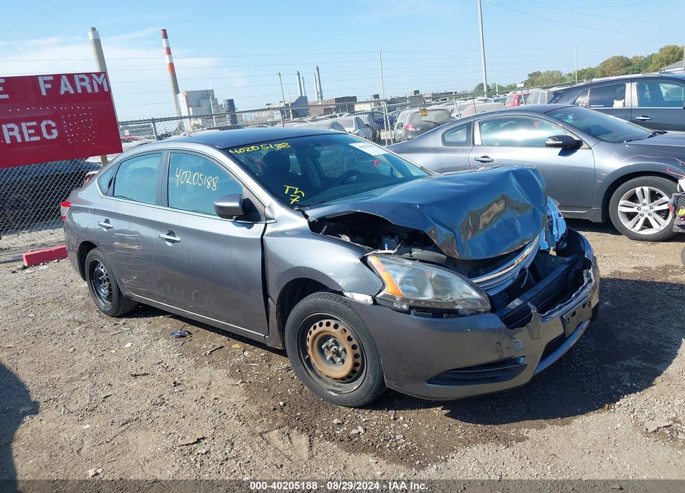 2015 NISSAN SENTRA SV VIN: 3N1AB7AP7FY351055