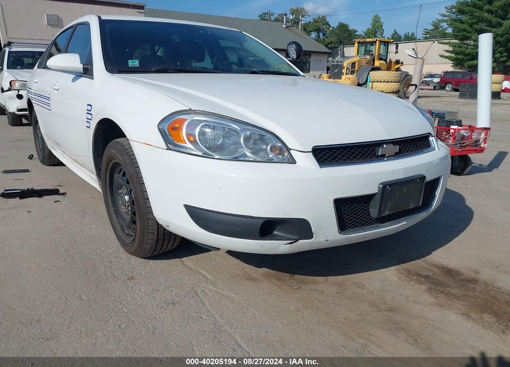 2014 CHEVROLET IMPALA LIMITED POLICE VIN: 2G1WD5E32E1180276