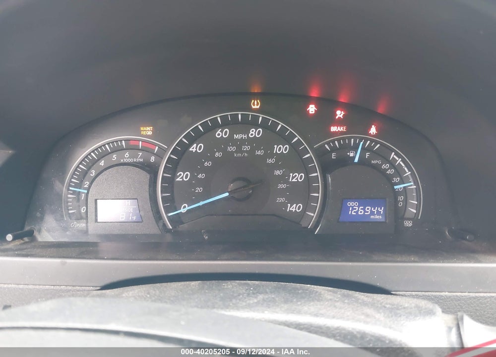 2013 TOYOTA CAMRY LE VIN: 4T1BF1FK9DU244133