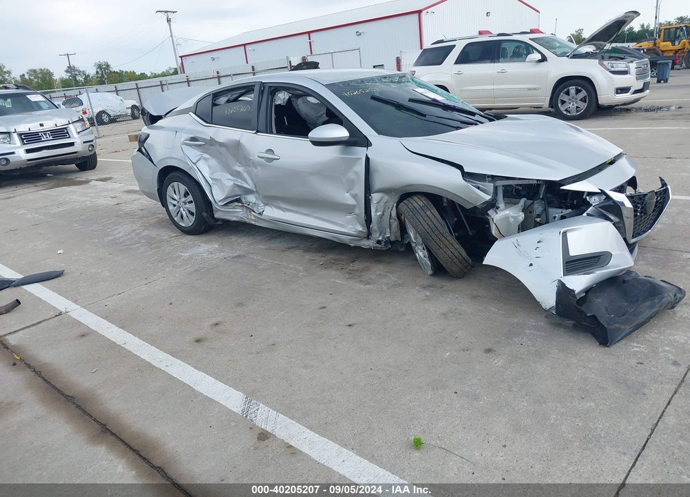2022 NISSAN SENTRA S XTRONIC CVT VIN: 3N1AB8BV7NY225828
