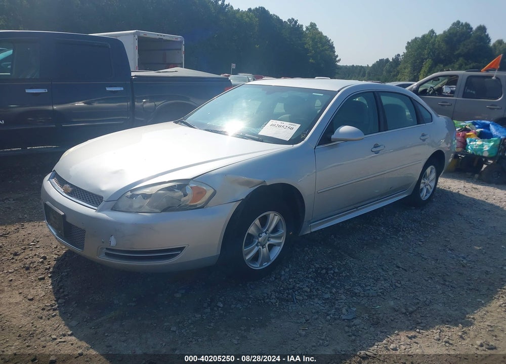 2013 CHEVROLET IMPALA LS VIN: 2G1WF5E32D1255258