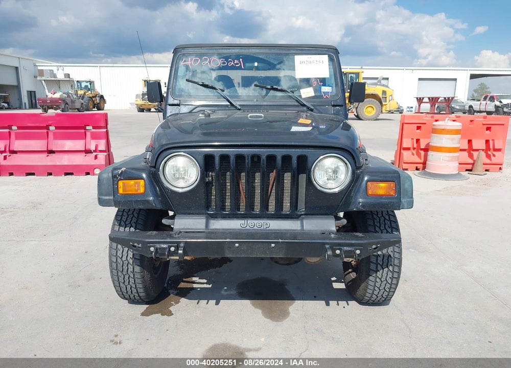 1998 JEEP WRANGLER SE VIN: 1J4FY29P8WP804278