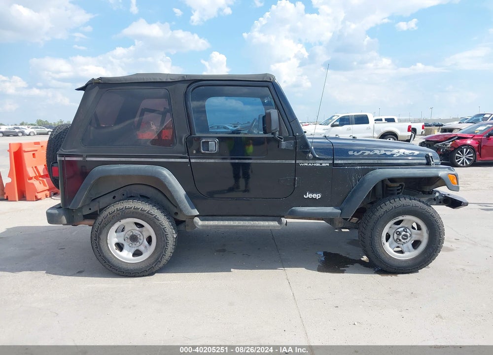 1998 JEEP WRANGLER SE VIN: 1J4FY29P8WP804278