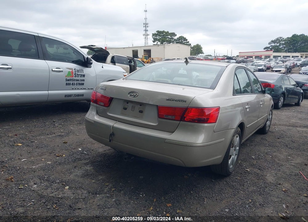 2010 HYUNDAI SONATA GLS VIN: 5NPET4AC2AH647999