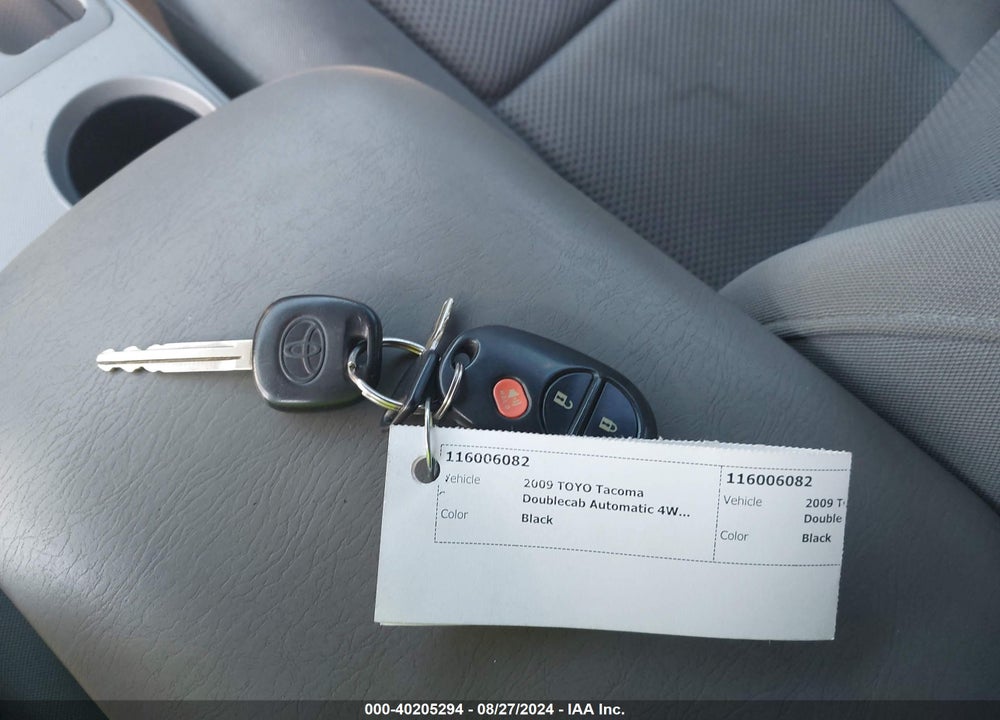2009 TOYOTA TACOMA VIN: 3TMMU52NX9M009438