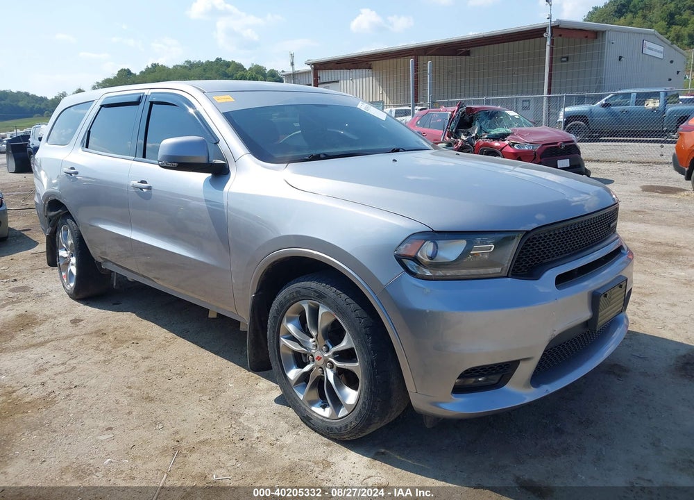2019 DODGE DURANGO GT PLUS AWD VIN: 1C4RDJDG8KC780288