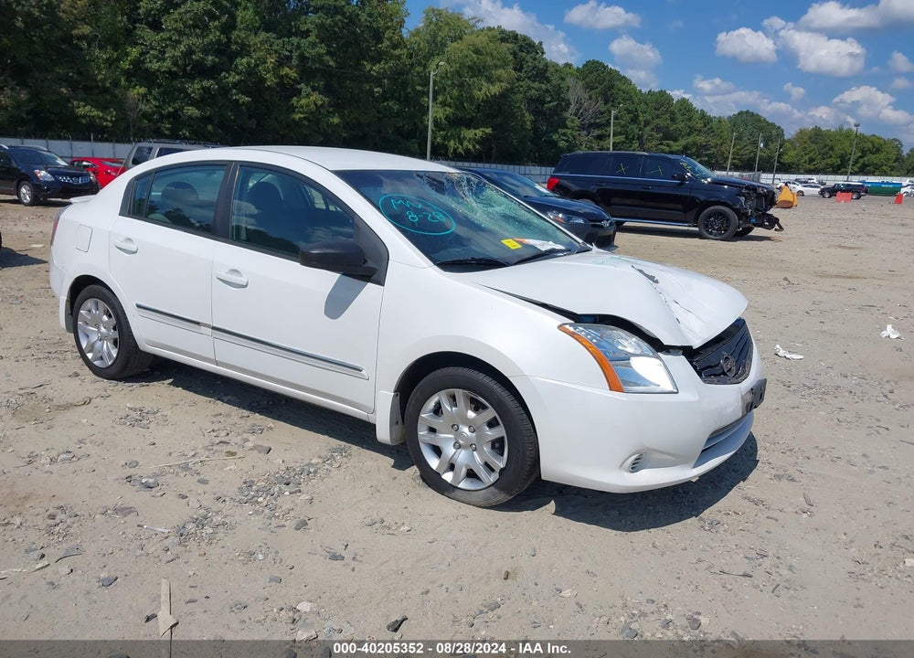 2012 NISSAN SENTRA 2.0 S VIN: 3N1AB6AP3CL679897