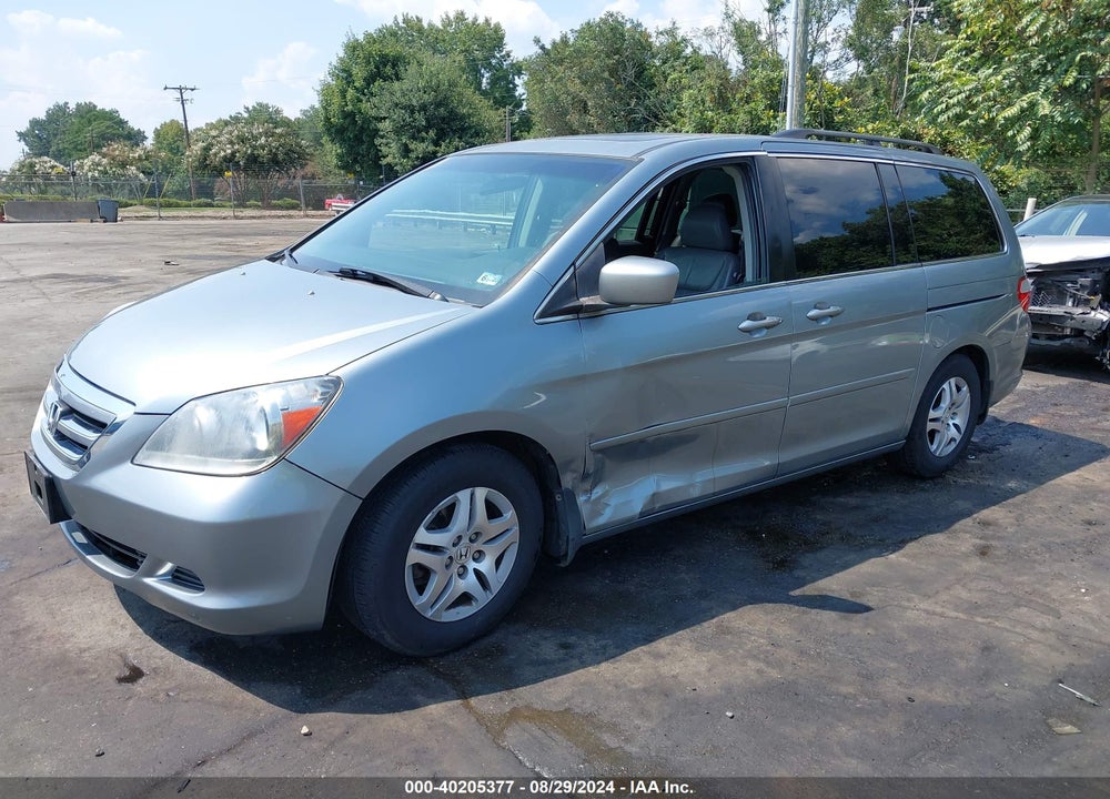 2006 HONDA ODYSSEY EX-L VIN: 5FNRL38606B098448