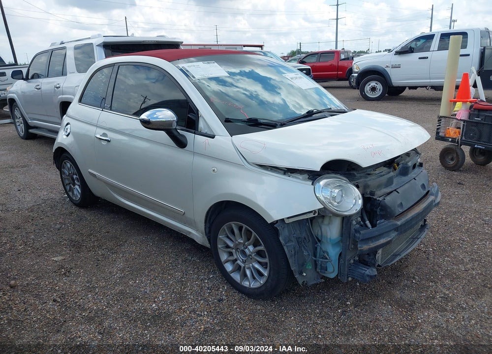 2012 FIAT 500C LOUNGE VIN: 3C3CFFER3CT206141